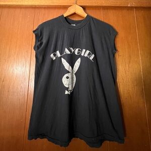 Vintage Playgirl sleeveless tee XL 80’s
